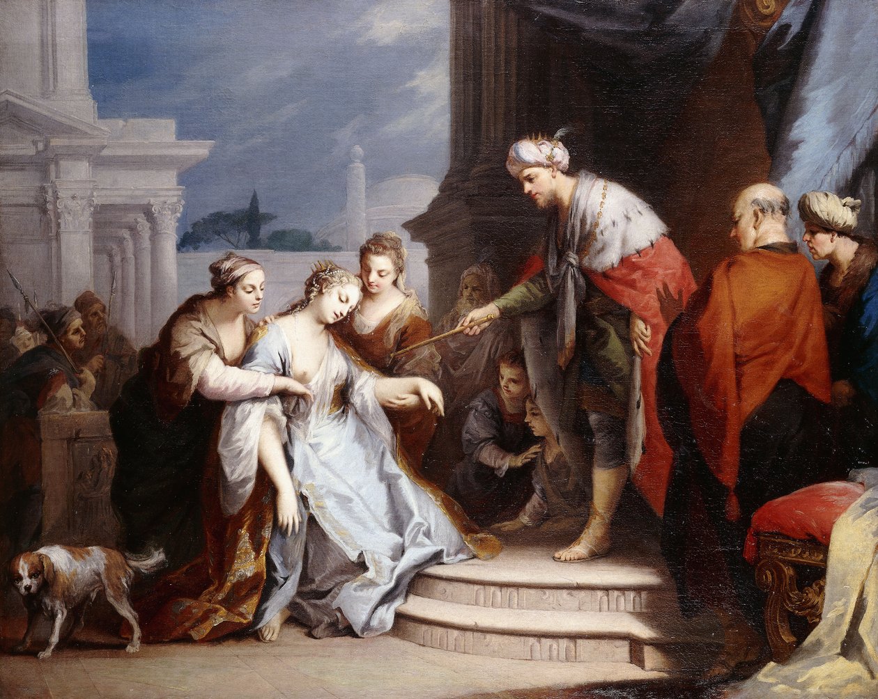 Esther antes de Assuuro, de Jacopo Amigoni