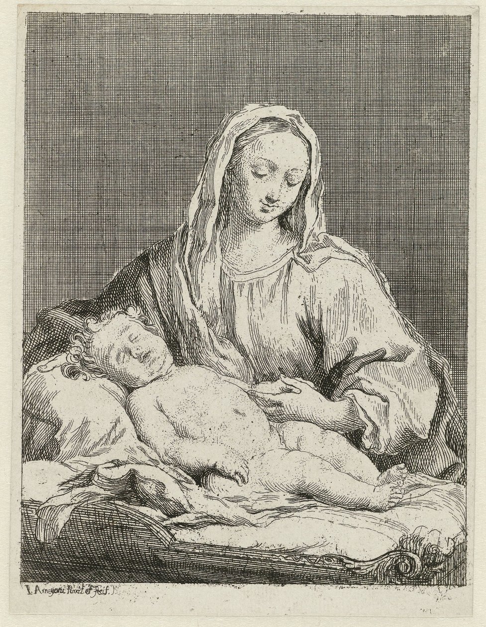 Maria conheceu o tipo de Jacopo Amigoni