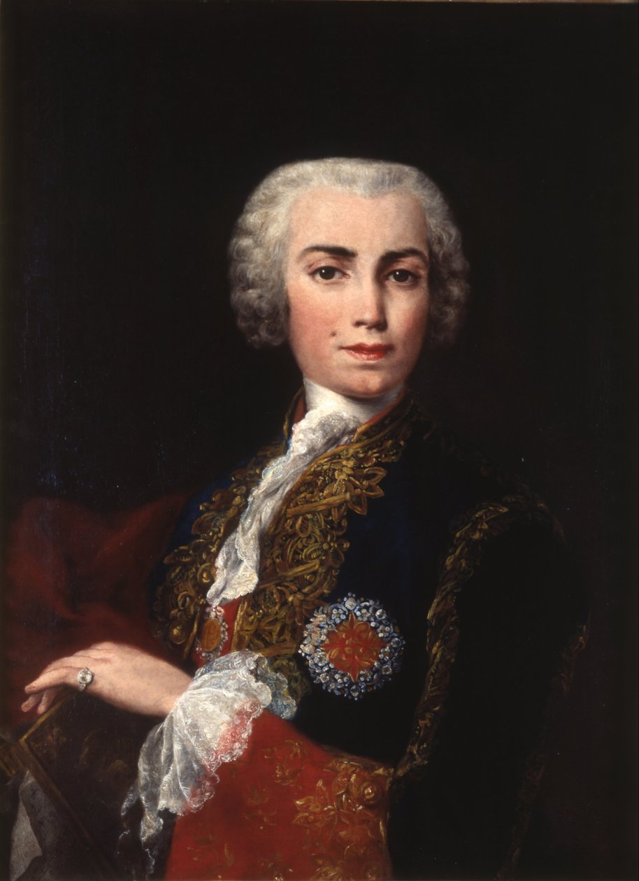 Retrato do cantor Farinelli Carlo Broschi 1705-1782 de Jacopo Amigoni