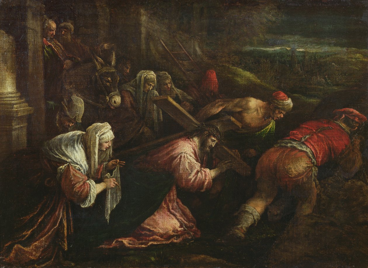 Cristo carregando a cruz, c.1570-80 de Jacopo Bassano