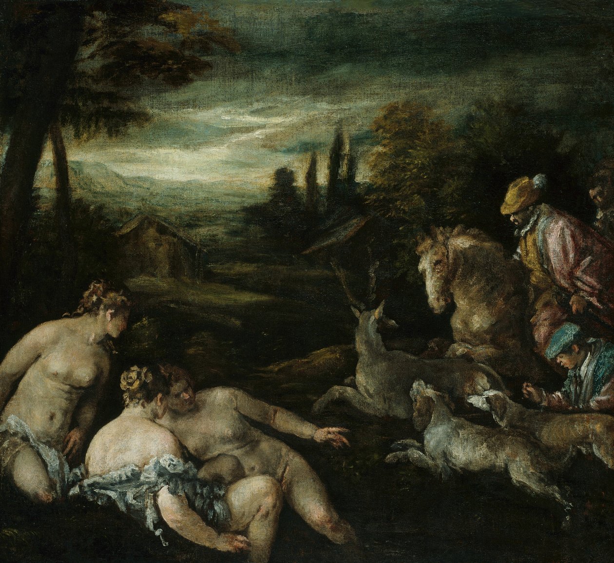 Diana e Actaeon de Jacopo Bassano