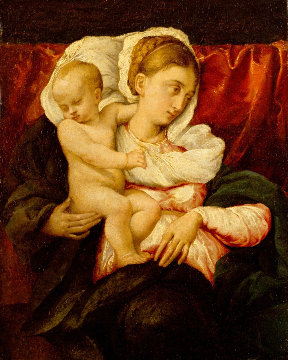 Nossa Senhora e o Menino de Jacopo Bassano