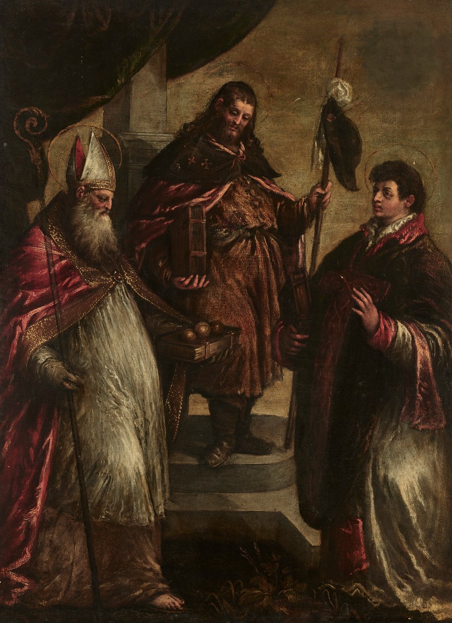 Santos Tiago Maior, Nicolau e Lourenço de Jacopo Bassano