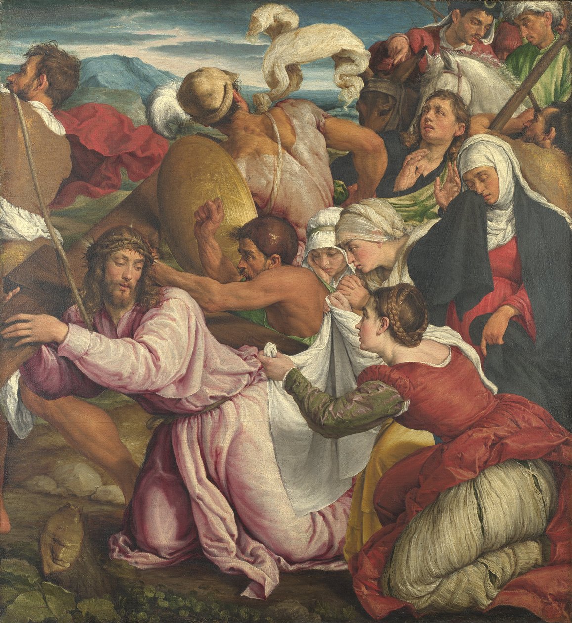 O Caminho para o Calvário de Jacopo Bassano