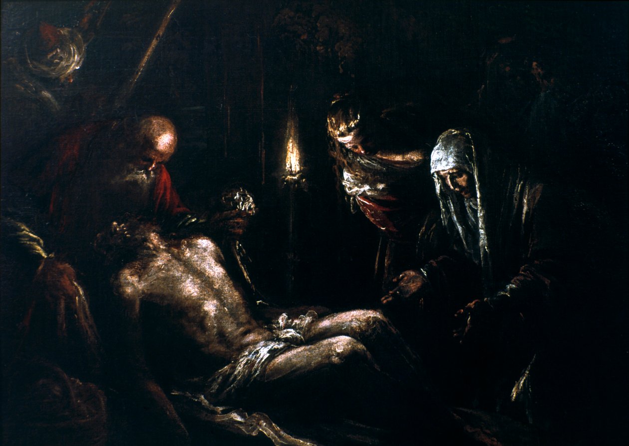 Descida da Cruz, século XVI de Jacopo Bassano il vecchio
