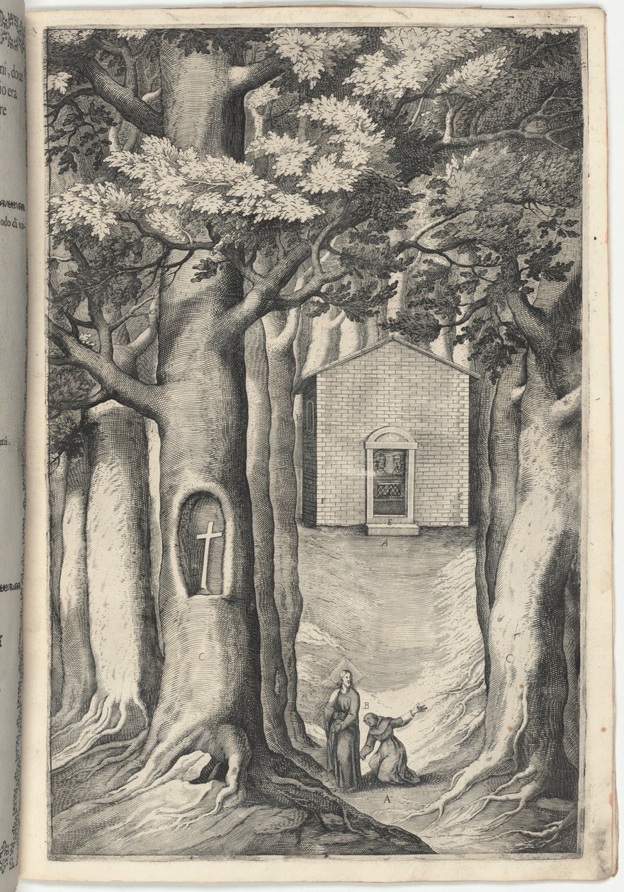 Capela do Beato João de La Verna (Cappella del beato Giovanni della Verna) [placa S] de Jacopo Ligozzi