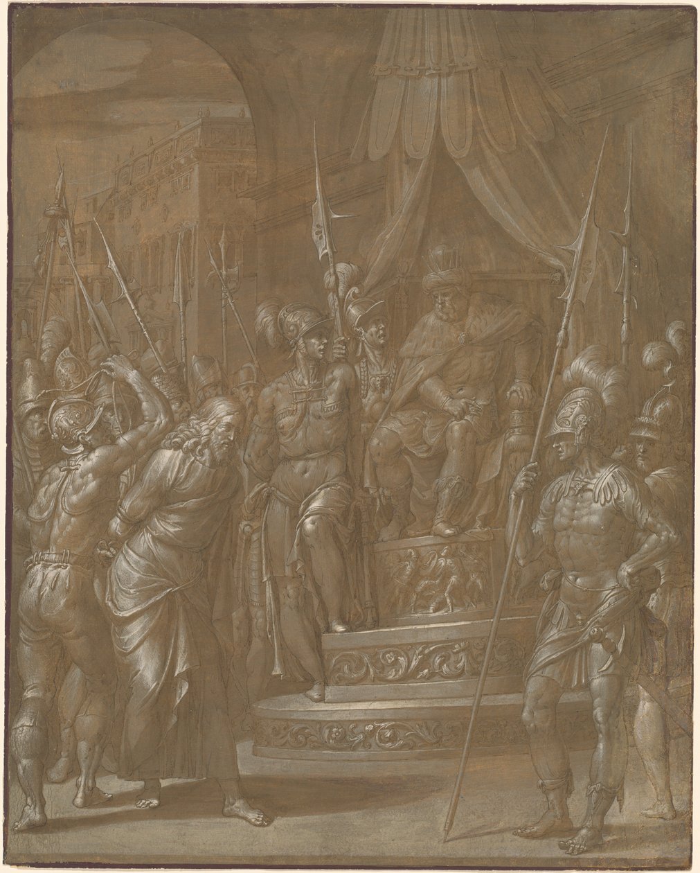 Cristo antes de Herodes de Jacopo Ligozzi