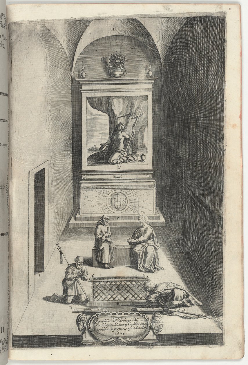 Interior da Capela de Maria Madalena [placa H] de Jacopo Ligozzi
