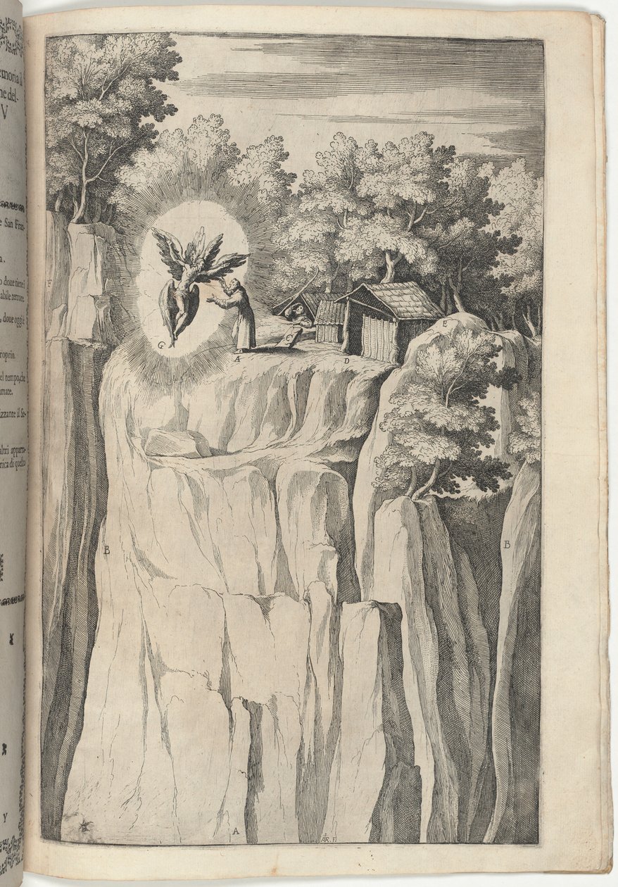 Estigmas de São Francisco [placa Y] de Jacopo Ligozzi