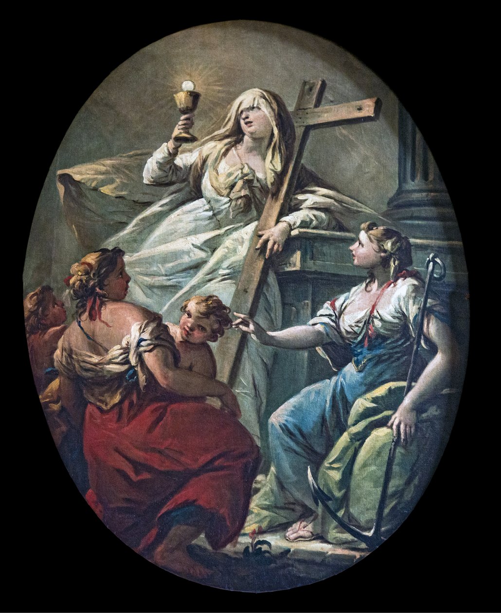 As virtudes teológicas de Jacopo Marieschi