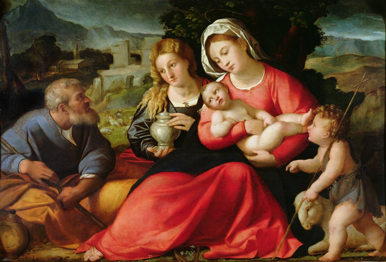 A Sagrada Família, c.1508-12 de Jacopo Palma