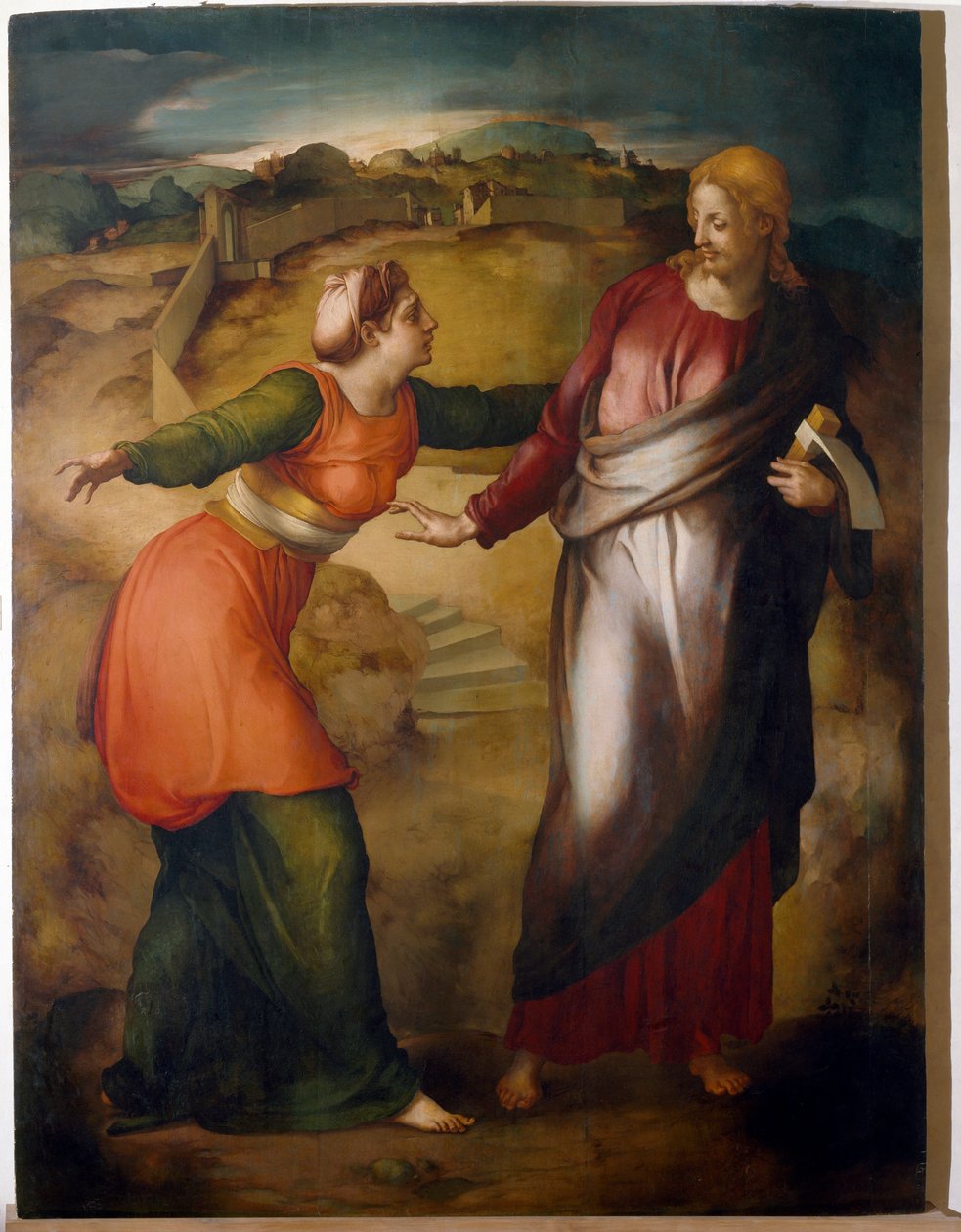 Noli me tangere (Pintura , c.1530) de Jacopo Pontormo