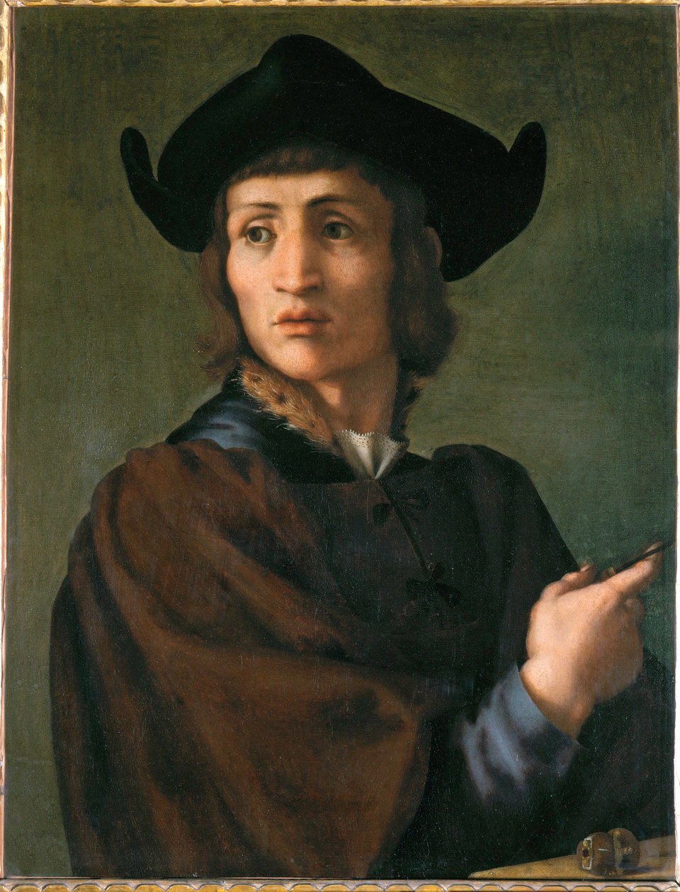 Retrato de um joalheiro ... de Jacopo Pontormo