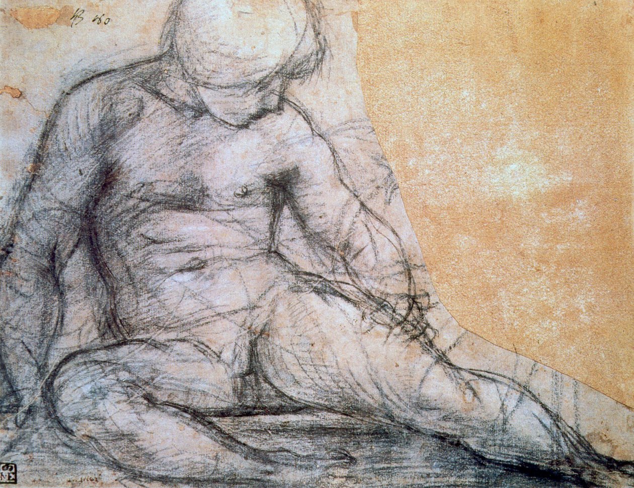 Menino sentado, c1514-1557 de Jacopo Pontormo
