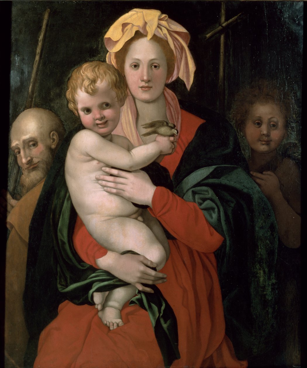 A Sagrada Família com São João, depois de 1522 de Jacopo Pontormo