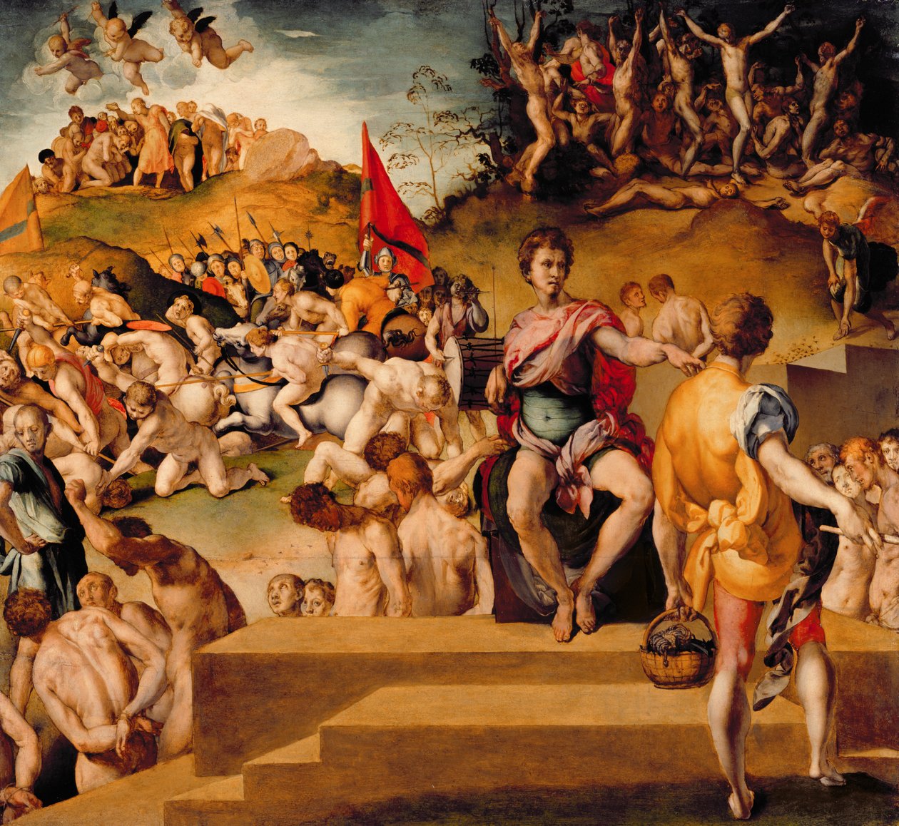O Martírio da Legião Theban de Jacopo Pontormo