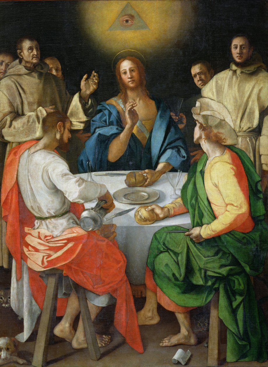 A Ceia em Emaús de Jacopo Pontormo
