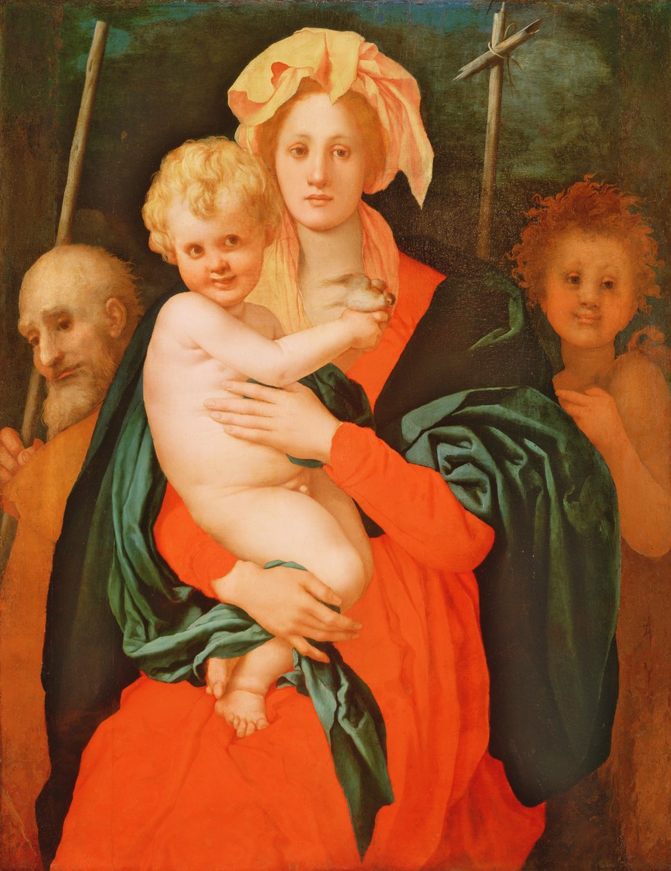 A Virgem e o Menino com São José e João Batista de Jacopo Pontormo