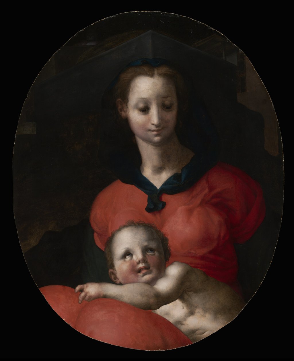 Virgem e Criança, conhecida como a Madonna del Libro, c.1545-46 de Jacopo Pontormo