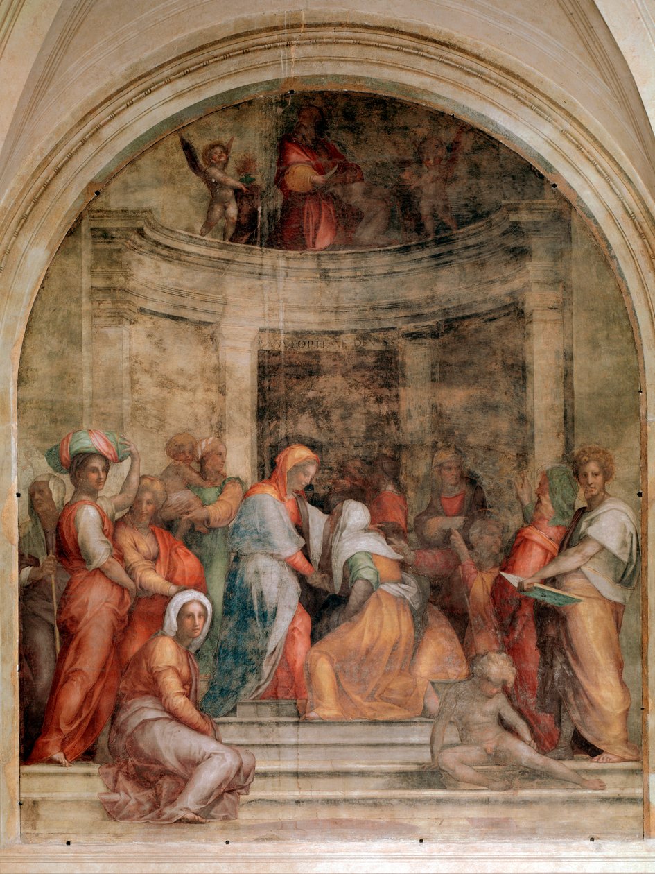Visitação - Fresco de Jacopo Pontormo