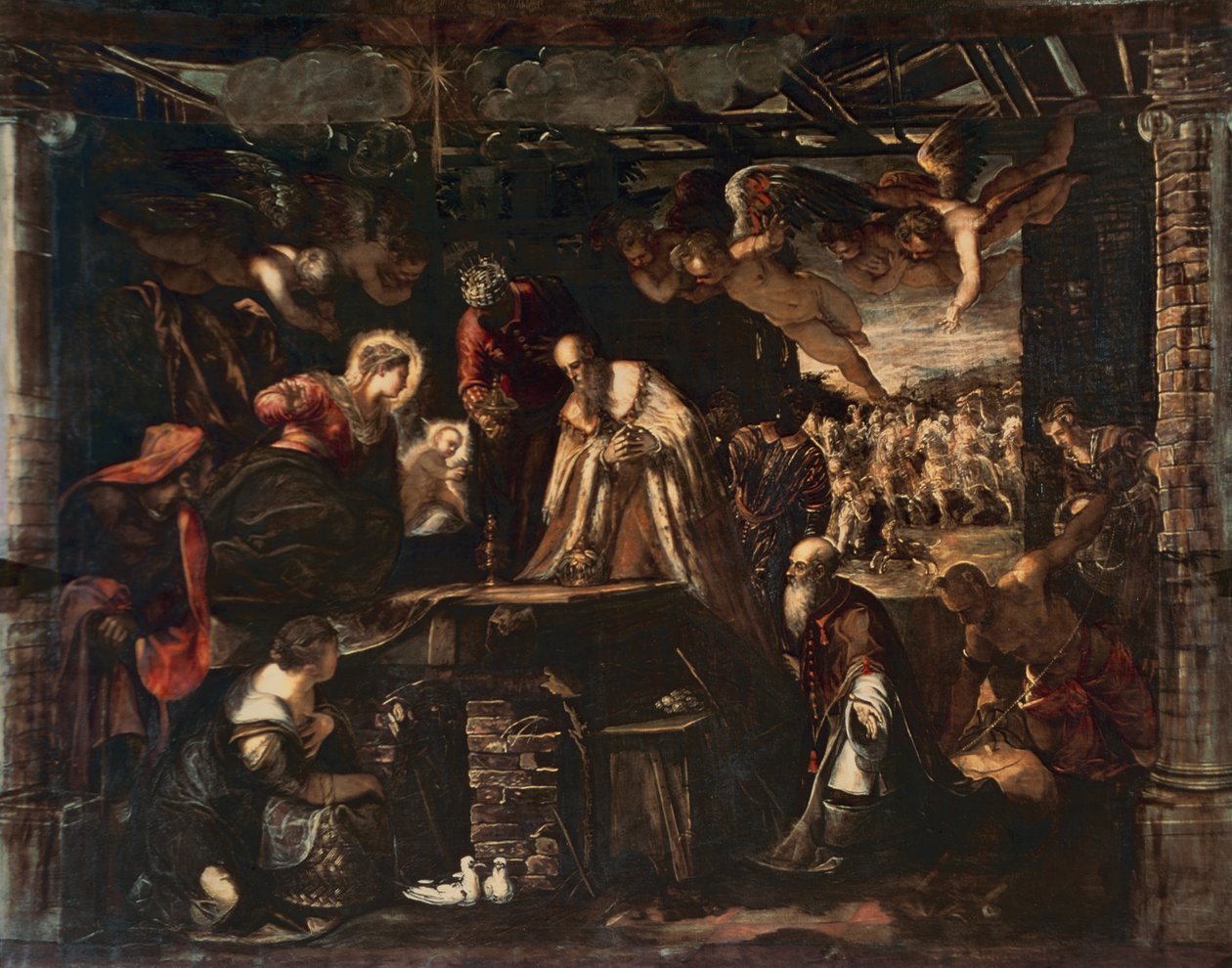 Adoração dos Magos de Jacopo Robusti Tintoretto