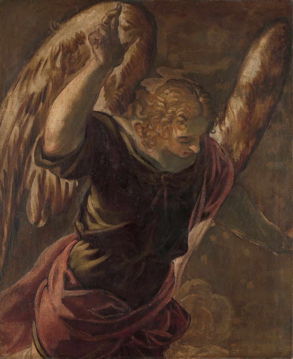 Anjo da Anunciação à Virgem de Jacopo Robusti Tintoretto