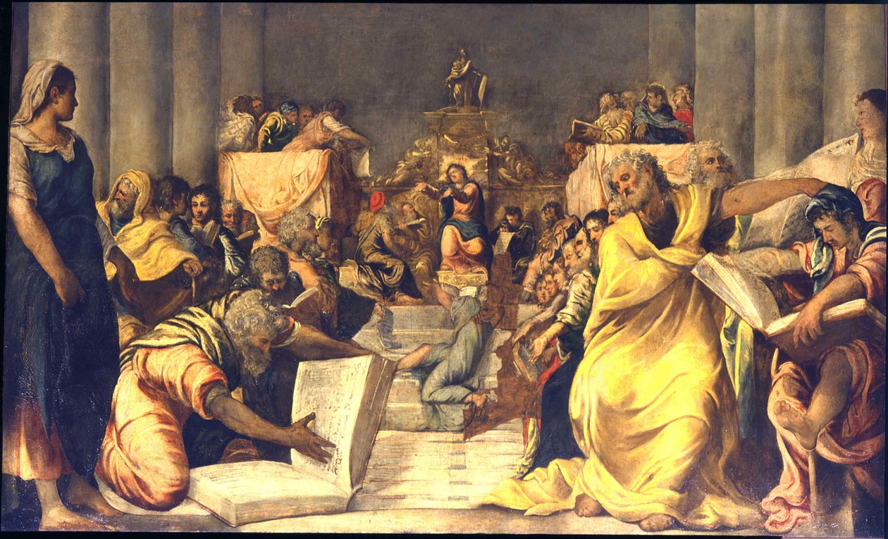 Cristo entre os médicos de Jacopo Robusti Tintoretto
