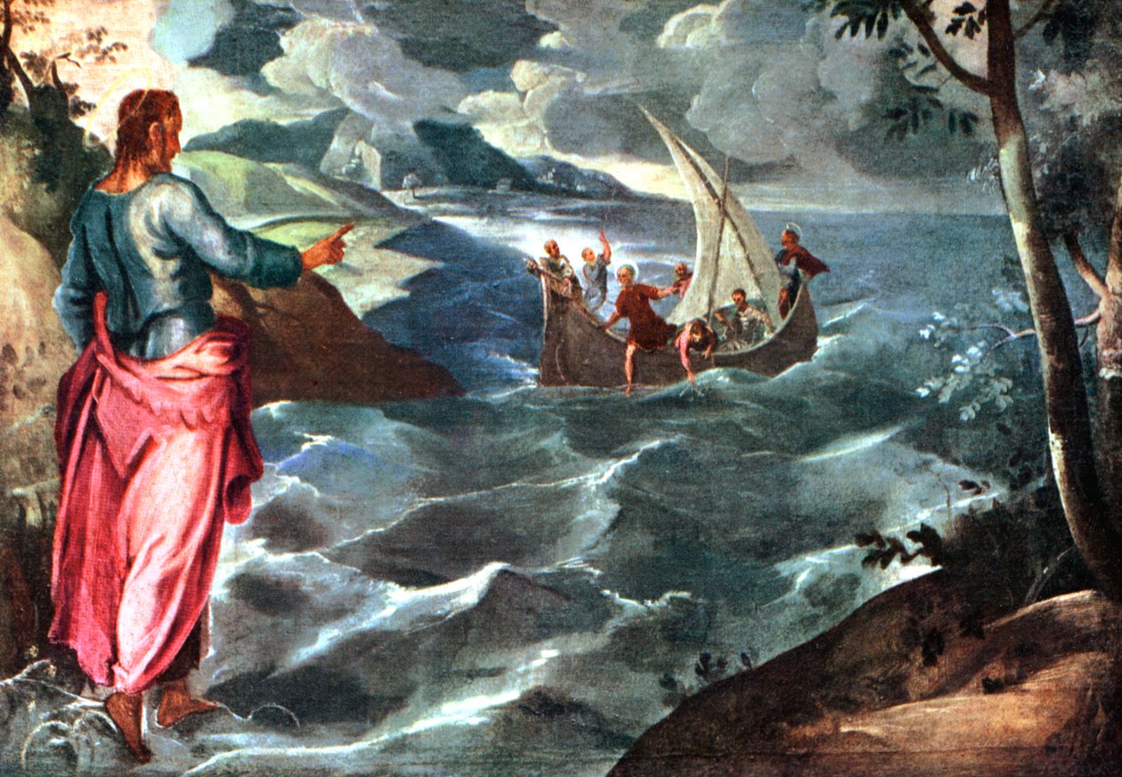 Cristo no mar da Galiléia, c1575-1580, 1925. de Jacopo Robusti Tintoretto