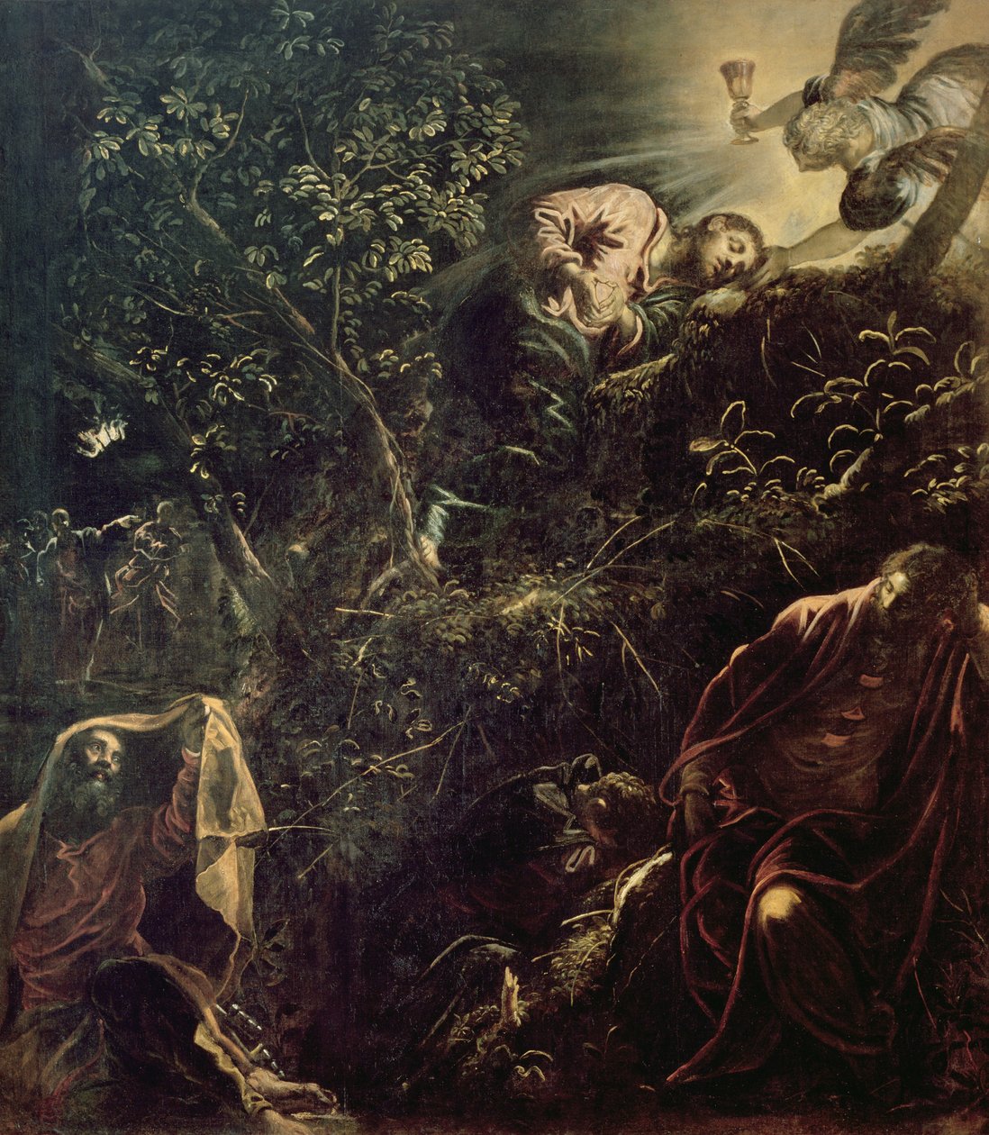 Cristo no jardim do Getsêmani de Jacopo Robusti Tintoretto