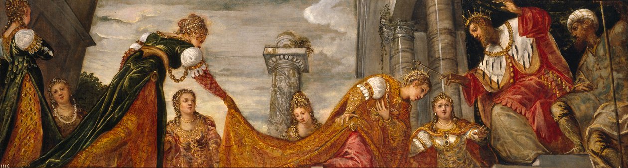 Ester antes de Assuero, 1552-55 de Jacopo Robusti Tintoretto