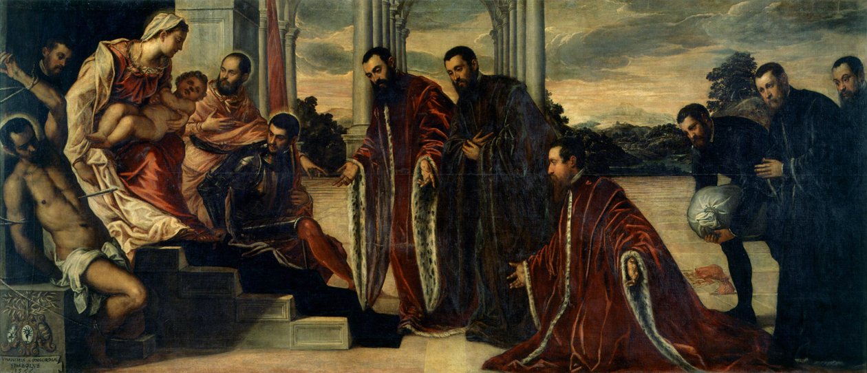 Madonna dos Camerlenghi, ca 1567. de Jacopo Robusti Tintoretto