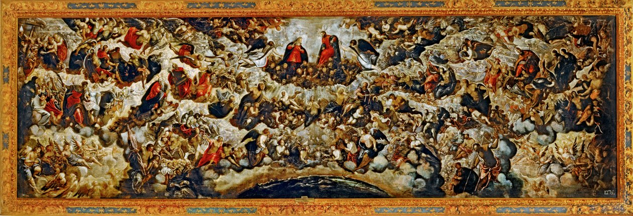Paraíso ... (pintura sobre tela) de Jacopo Robusti Tintoretto