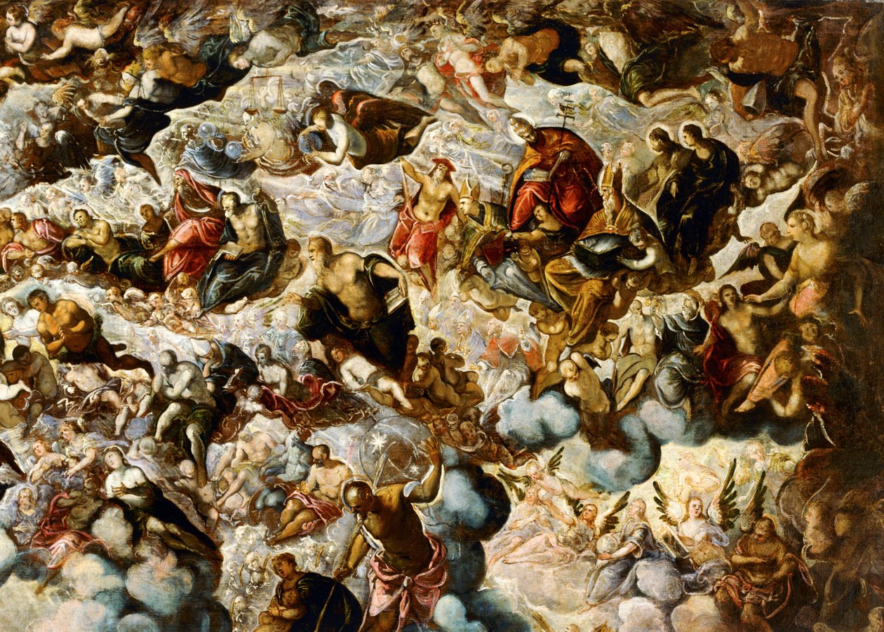Paraíso ... (pintura sobre tela) de Jacopo Robusti Tintoretto