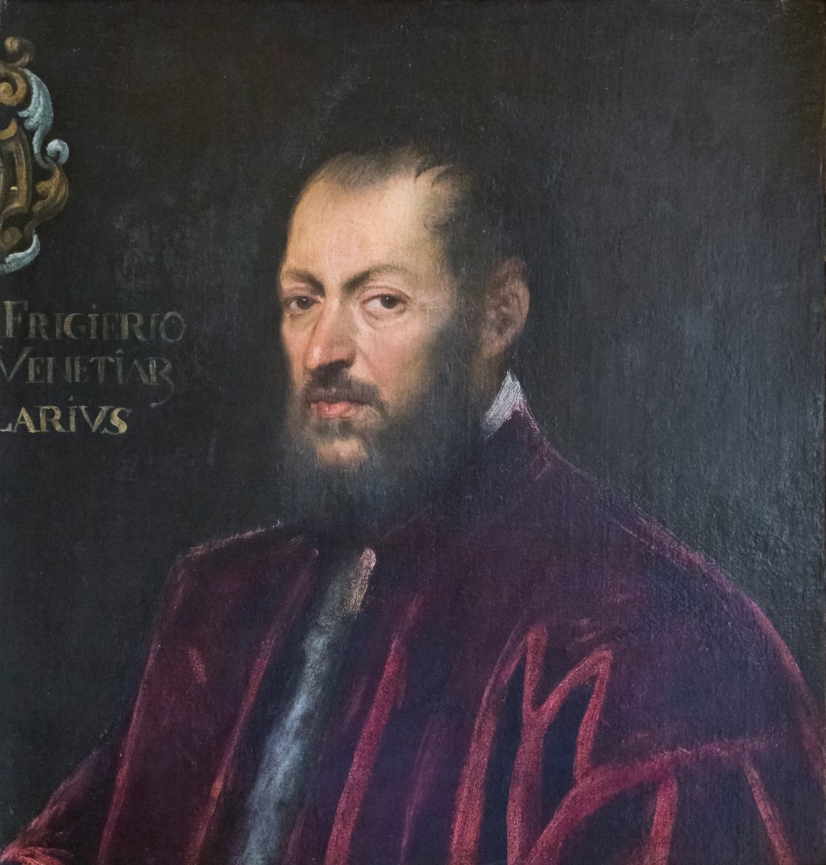 Retrato de Andrea Frizier de Jacopo Robusti Tintoretto