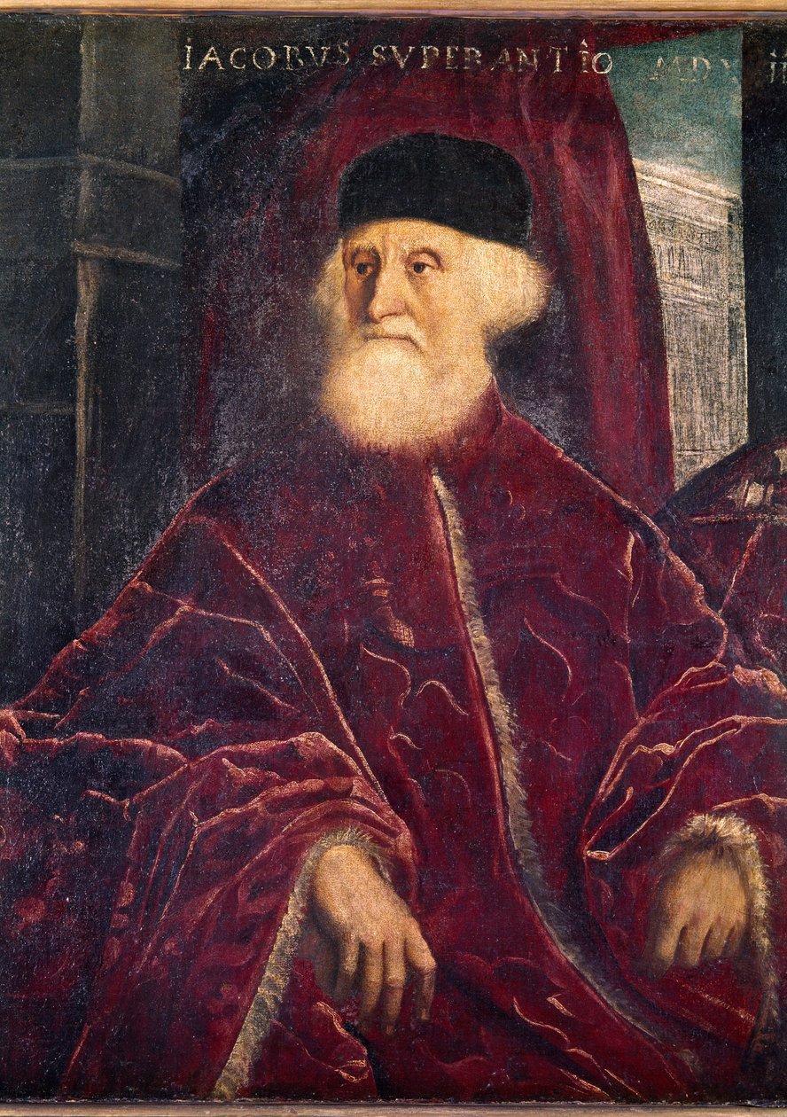Retrato do Procurador Jacopo Soranzo (em parceria, cerca de 1550) de Jacopo Robusti Tintoretto