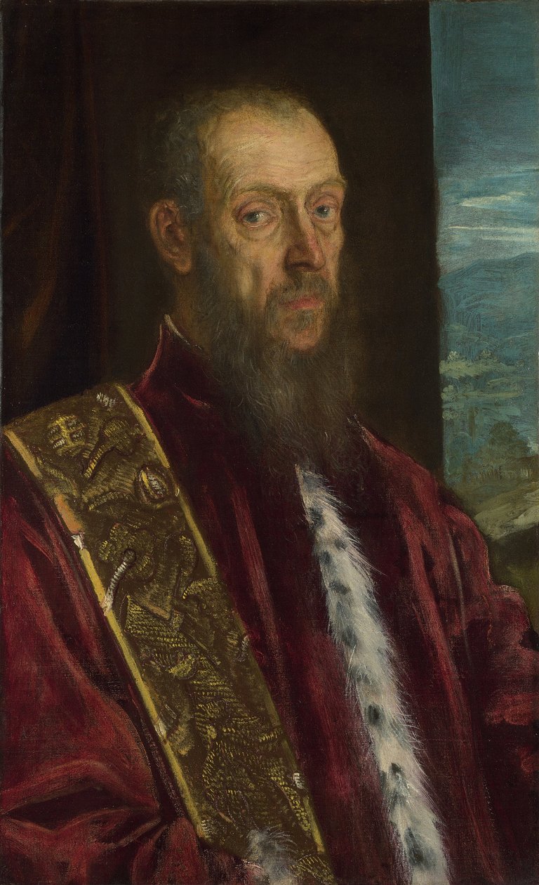 Retrato de Vincenzo Morosini, ca. 1575 de Jacopo Robusti Tintoretto