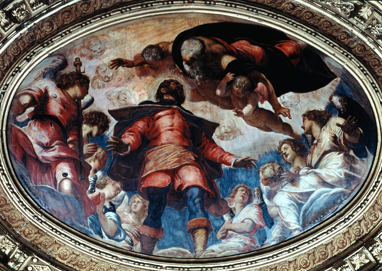 San Rocco na Glória, 1564. de Jacopo Robusti Tintoretto
