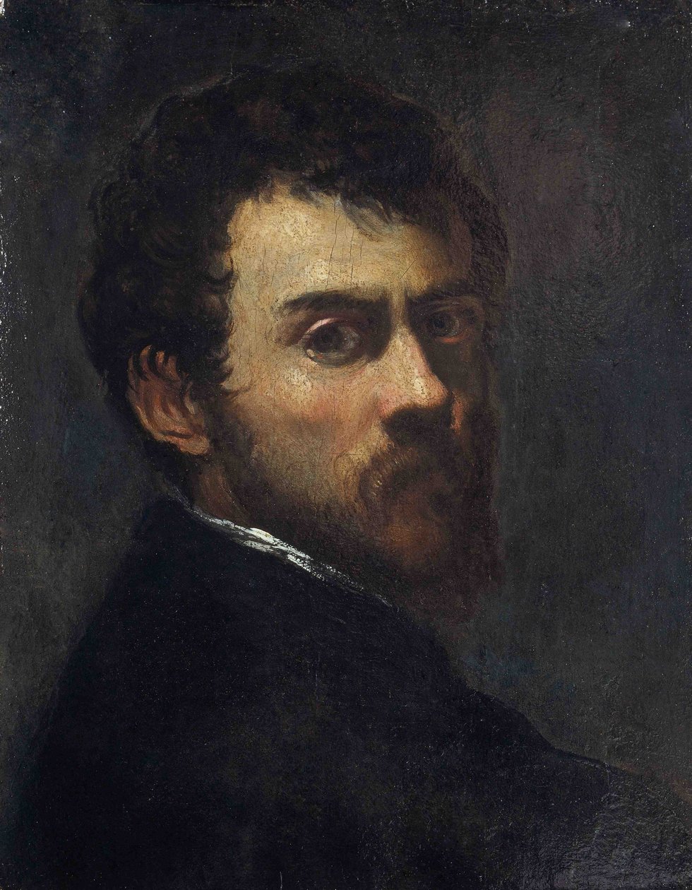 Auto-retrato quando jovem de Jacopo Robusti Tintoretto