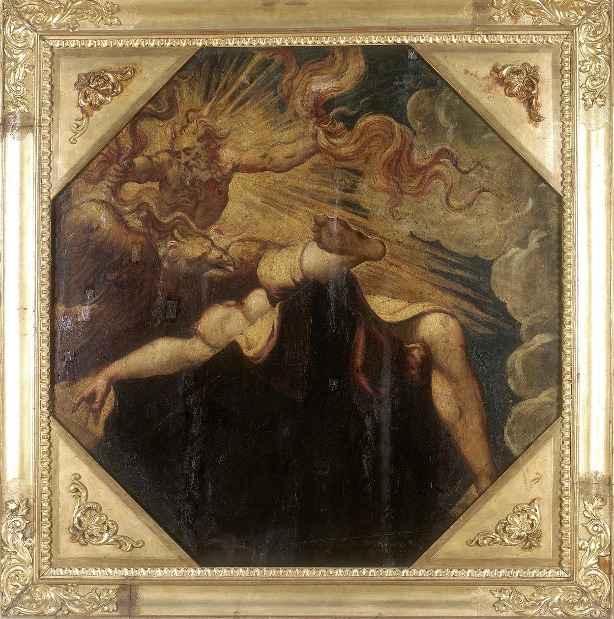 Semele queimado por Júpiter, c.1541 (veja também 2384621) de Jacopo Robusti Tintoretto