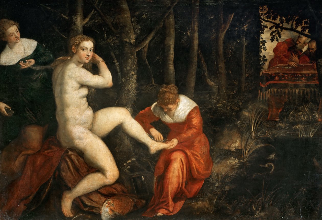 Susanna e os Anciãos de Jacopo Robusti Tintoretto