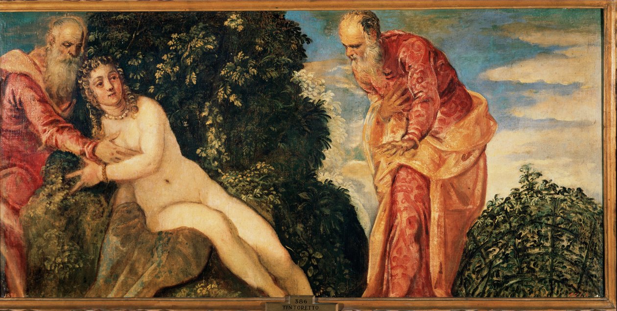 Susana e os anciãos de Jacopo Robusti Tintoretto