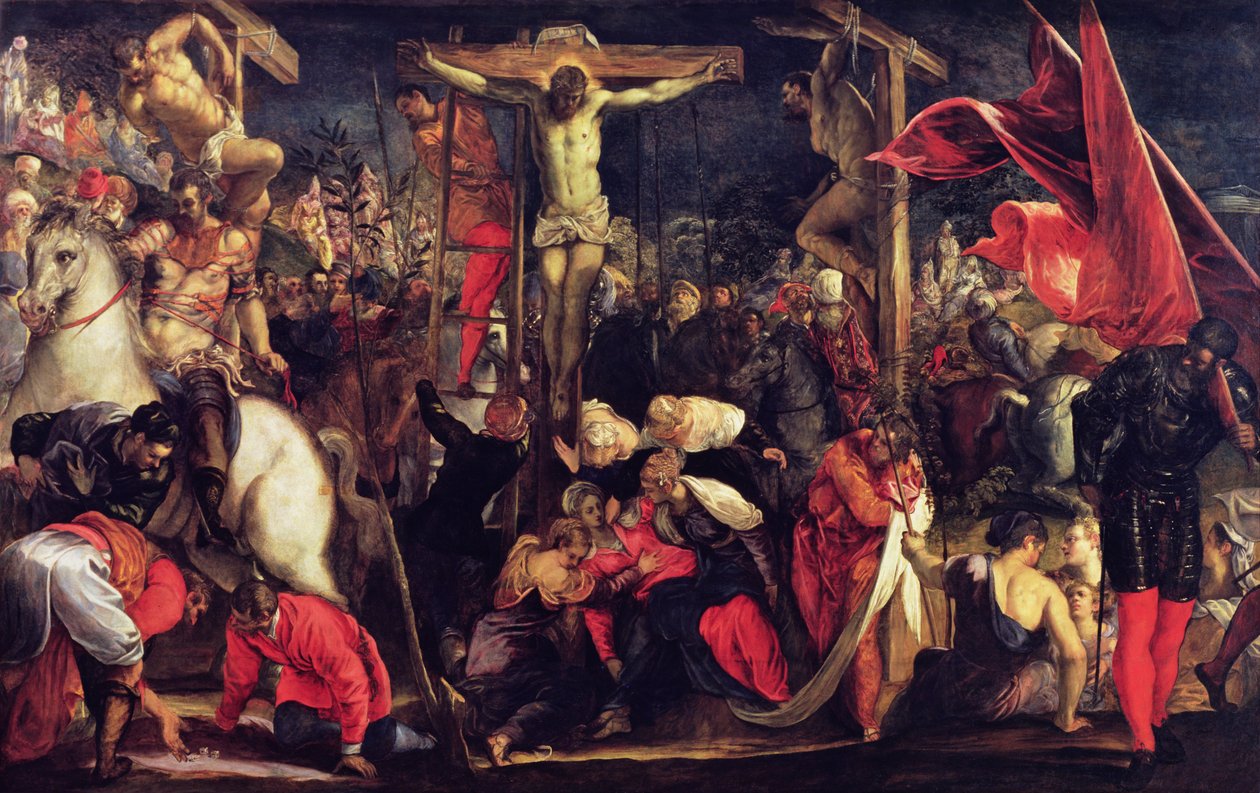 A crucificação de Jacopo Robusti Tintoretto