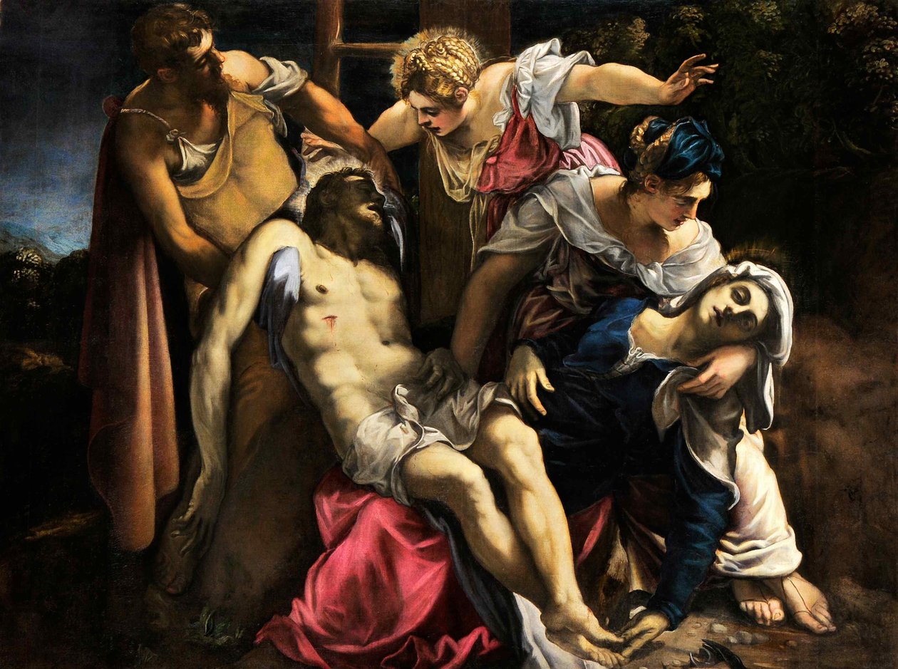 A Deposição, ca 1562. de Jacopo Robusti Tintoretto