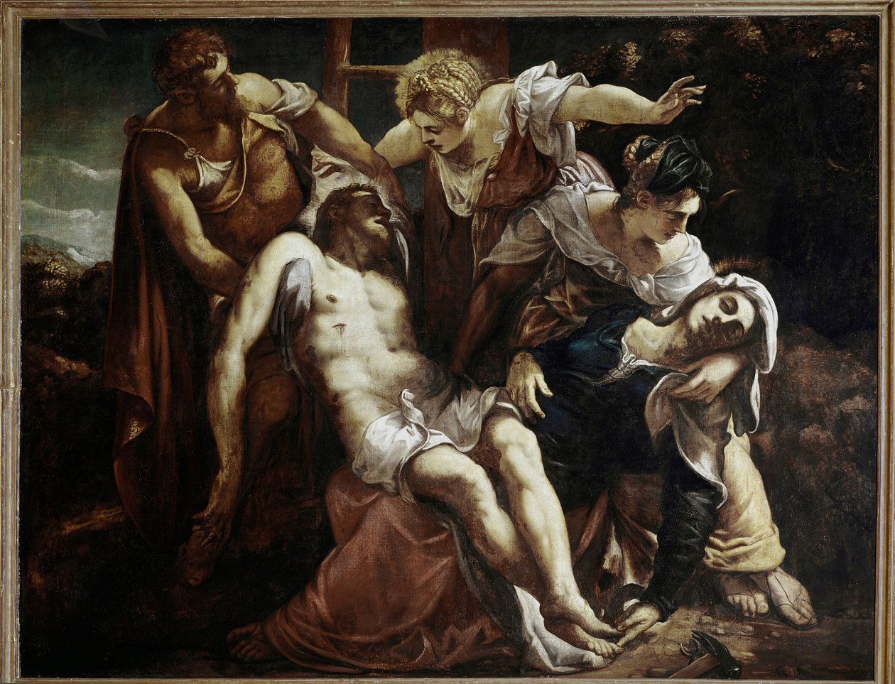 The Deposition of Christ, c.1559 (óleo sobre tela) de Jacopo Robusti Tintoretto