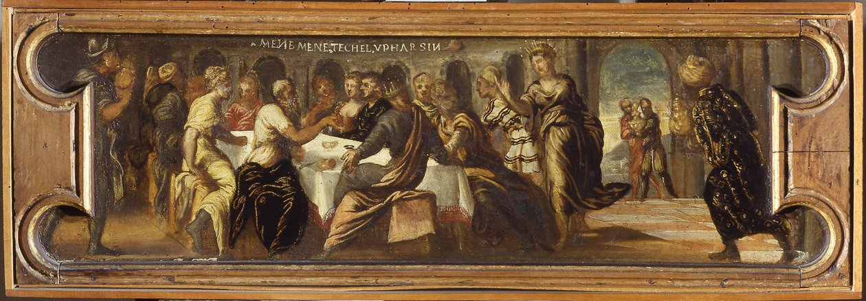 A festa de Belsazar. de Jacopo Robusti Tintoretto