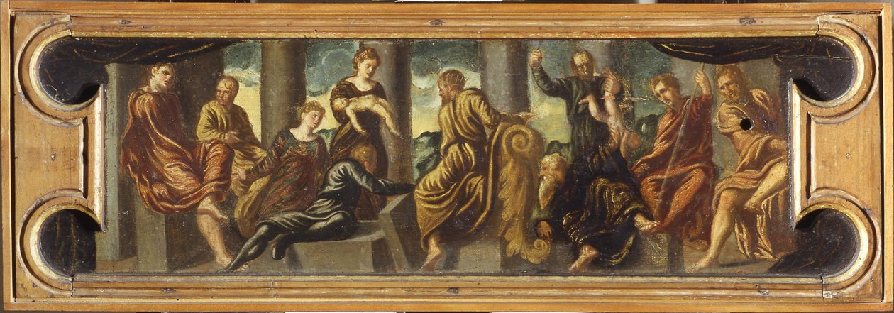 O julgamento de Salomão. de Jacopo Robusti Tintoretto