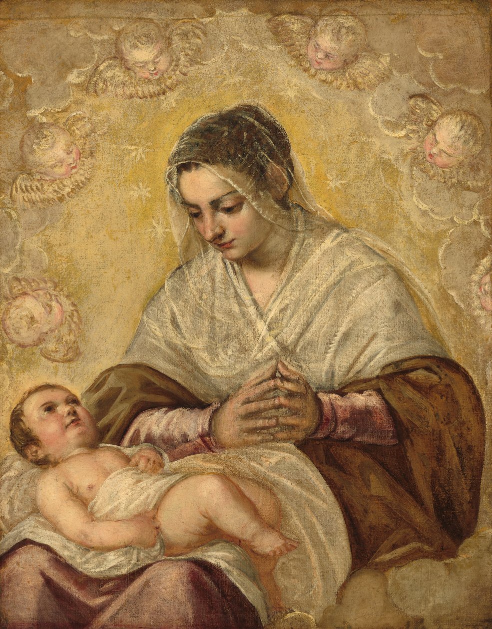 A Madonna das estrelas, c.1550-90 de Jacopo Robusti Tintoretto