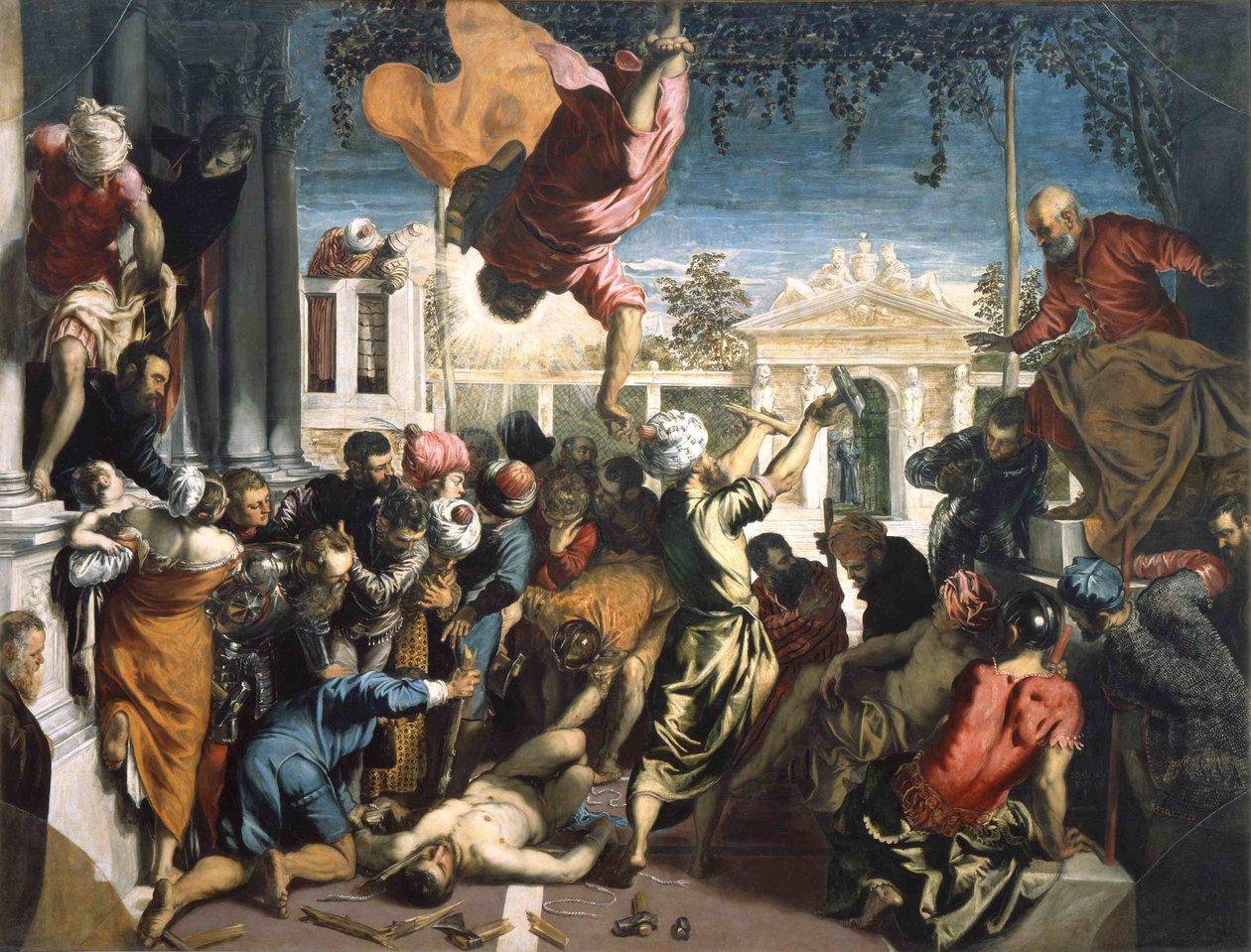 O milagre do escravo O milagre de São Marcos de Jacopo Robusti Tintoretto