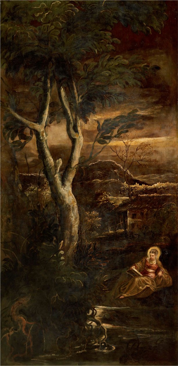 A leitura da Virgem, ca 1583. de Jacopo Robusti Tintoretto