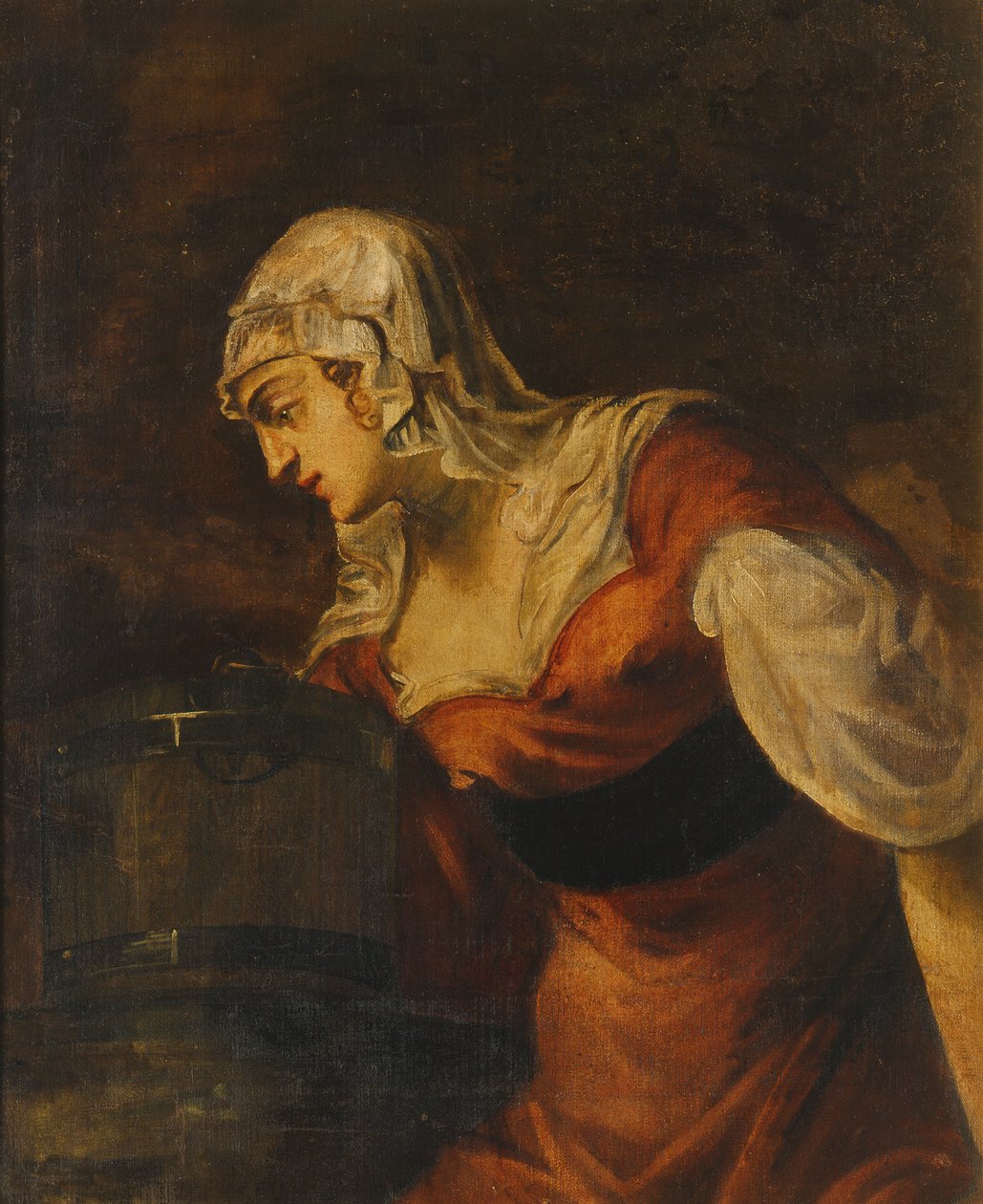 A mulher de Samaria junto ao poço, c.1560 (ver 50268) de Jacopo Robusti Tintoretto